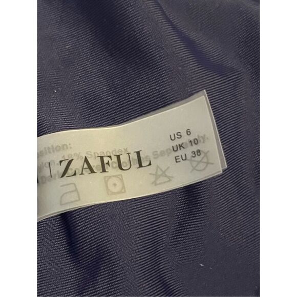 ZAFUL Women's High Waisted Bikini Bottom Ruched Tummy Control Swimsuit NEW - Picture 8 of 9